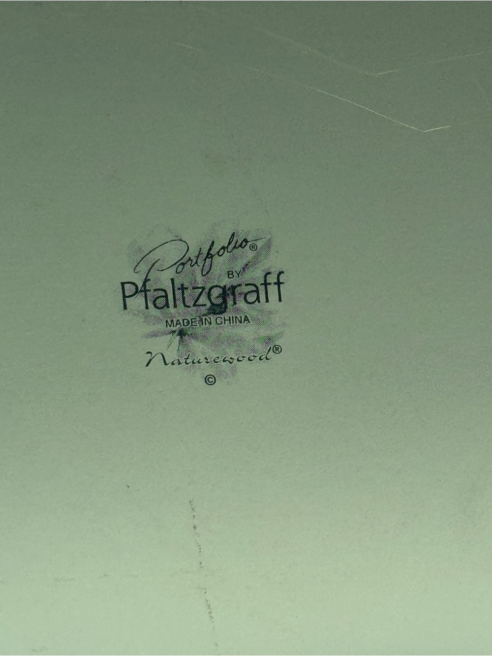 Pfaltzgraff Naturewood desk organizer. Preowned In-owned. No box. - Picture 8 of 8